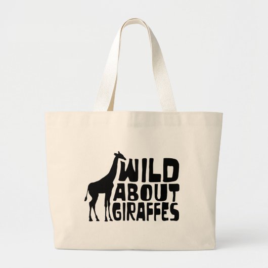 Wild Over Giraffes Grote Tote Bag (Voorkant)