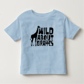 Wild Over Giraffes Kinder Shirts (Voorkant)