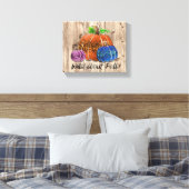 Wild over Herfst-luipluiers Canvas Afdruk (Insitu (Slaapkamer))