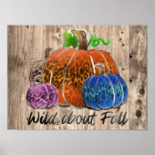 Wild over Herfst-luipluiers Poster (Voorkant)