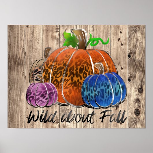 Wild over Herfst-luipluiers Poster (Voorkant)