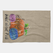 Wild over Herfst-luipluiers Theedoek (Horizontaal)