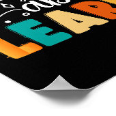 Wild over het leren van leerling leraar terug naar poster (Hoek)