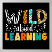 Wild over het leren van leerling leraar terug naar poster (Voorkant)