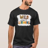 Wild over het leren van leraar Terug naar schoolon T-shirt (Voorkant)