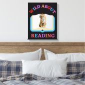 WILD OVER HET LEZEN CANVAS AFDRUK (Insitu (Slaapkamer))