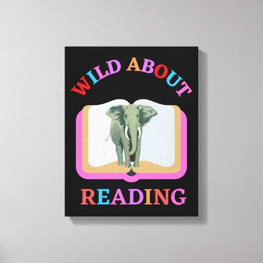 WILD OVER HET LEZEN CANVAS AFDRUK (Voorkant)