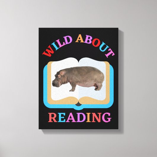 WILD OVER HET LEZEN CANVAS AFDRUK (Voorkant)