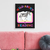 WILD OVER HET LEZEN CANVAS AFDRUK (Insitu (Woonkamer))