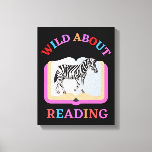 WILD OVER HET LEZEN CANVAS AFDRUK (Voorkant)