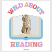 WILD OVER HET LEZEN STICKER (Vel)