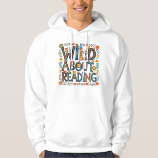 Wild Over Het Lezen Van Schattigee Oerwouden Diere Hoodie