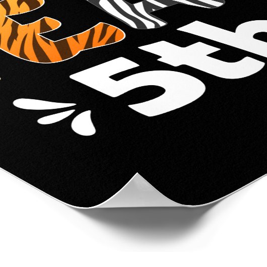 Wild over het onderwijzen van 5e klas grappig teru poster (Hoek)