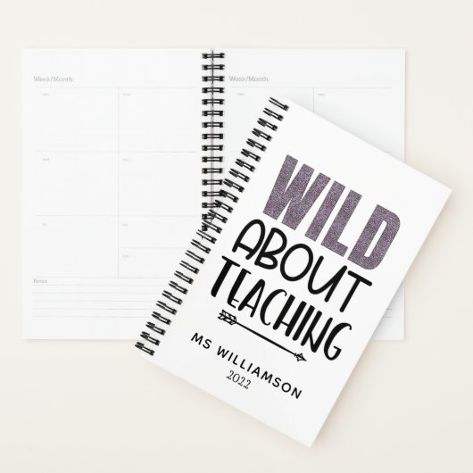 Wild over het onderwijzen van luipaard/Cheetah gep Planner (Display)