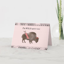Wild over je Buffalo Bison Cupid Valentijn