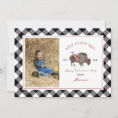 Wild Over je Buffalo Cupid Photo Valentijn (Voorkant)