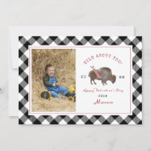 Wild Over je Buffalo Cupid Photo Valentijn