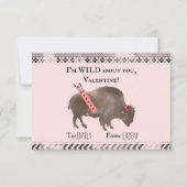 Wild over je Valentijn Bison Buffalo Cupid (Voorkant)