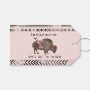 Wild Over jou Classroom Valentijn Buffalo Foto Cadeaulabel