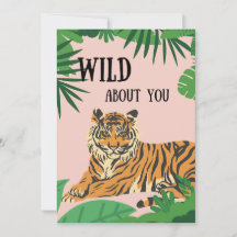 Wild over jou jungle Tijger Valentijnsdag