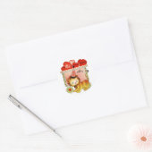 Wild over jou | VALENTIJN | Ronde Stickers (Envelop)