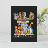 Wild Over Kindergarten Kaart (Staand voorkant)