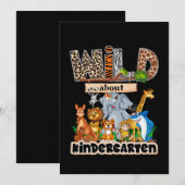 Wild Over Kindergarten Kaart (Voorkant / Achterkant)