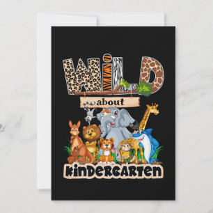 Wild Over Kindergarten Kaart