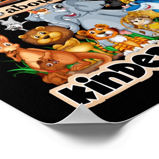 Wild Over Kindergarten Poster (Hoek)