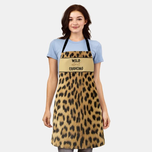 WILD OVER KOKEN Leopard Print Schort (Gedragen)
