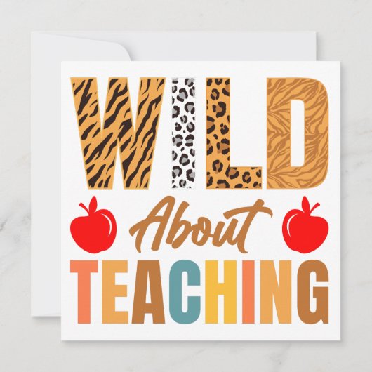 Wild over leren kaart (Voorkant)