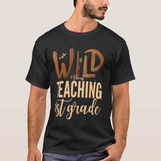 Wild over lesgeven in de eerste klas lerarenopleid t-shirt
