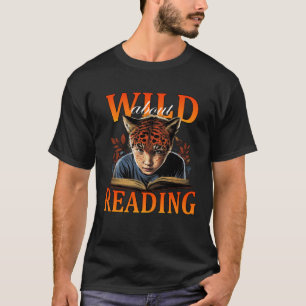 Wild Over Lezen Schattig Leraar Studenten Kinder J T-shirt