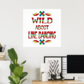Wild over lijndansen poster (Thuiskantoor)