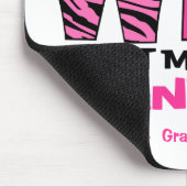 Wild over mijn kleinkinderen persoonlijke Mousepad Muismat (Hoek)