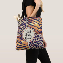 Wild Over Mimi dierenprint Tote Bag