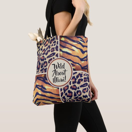 Wild Over Mimi dierenprint Tote Bag (Dichtbij)