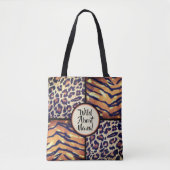 Wild Over nana dierenprint Tote Bag (Voorkant)