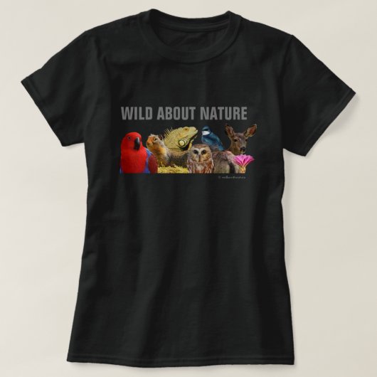Wild over Natuur T-shirt (Design voorkant)
