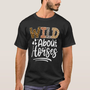 Wild Over Paard Equestrian Lifestyle Ruiter & Paar T-shirt