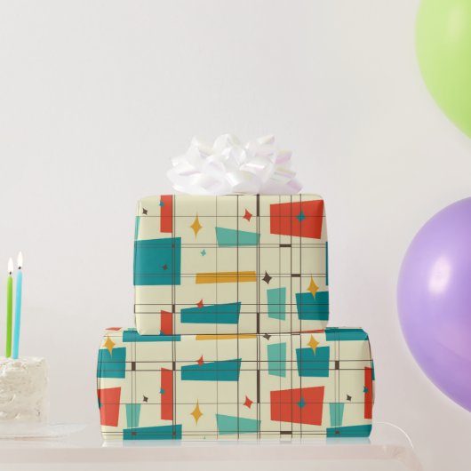 Wild over Retro Cadeaupapier (Feestgeschenken)