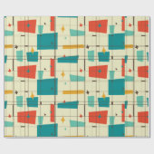 Wild over Retro Cadeaupapier (Vlak)