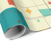 Wild over Retro Cadeaupapier (Rol Hoek)