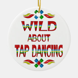 Wild over Tap Dancing Keramisch Ornament