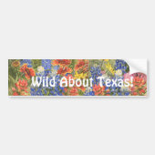 Wild Over Texas. Bumpersticker (Voorkant)