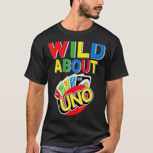 Wild over Uno Party Decorations 1st verjaardag T-shirt (Voorkant)