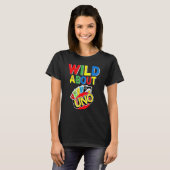 Wild over Uno Party Decorations 1st verjaardag T-shirt (Voorkant volledig)