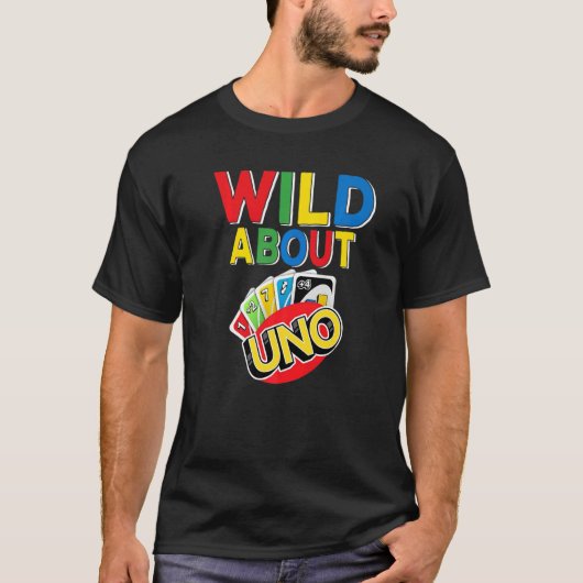 Wild over Uno Party Decorations 1st verjaardag T-shirt (Voorkant)