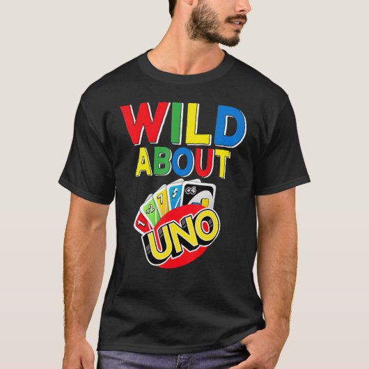 Wild over Uno Party Decorations 1st verjaardag T-shirt (Voorkant)