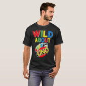 Wild over Uno Party Decorations 1st verjaardag T-shirt (Voorkant volledig)